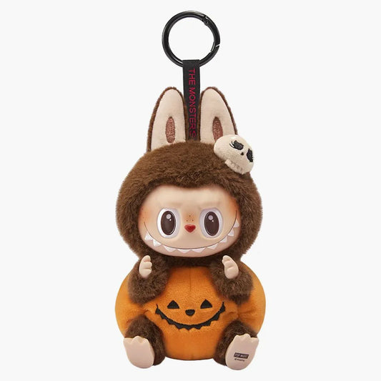 Happy Halloween Party Series-sitting Pumpkin Vinyl Plush Pendant